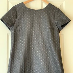 Black patterned dress